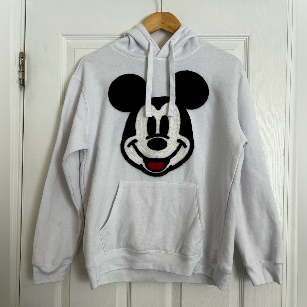 White Mickey Mouse Hoodie